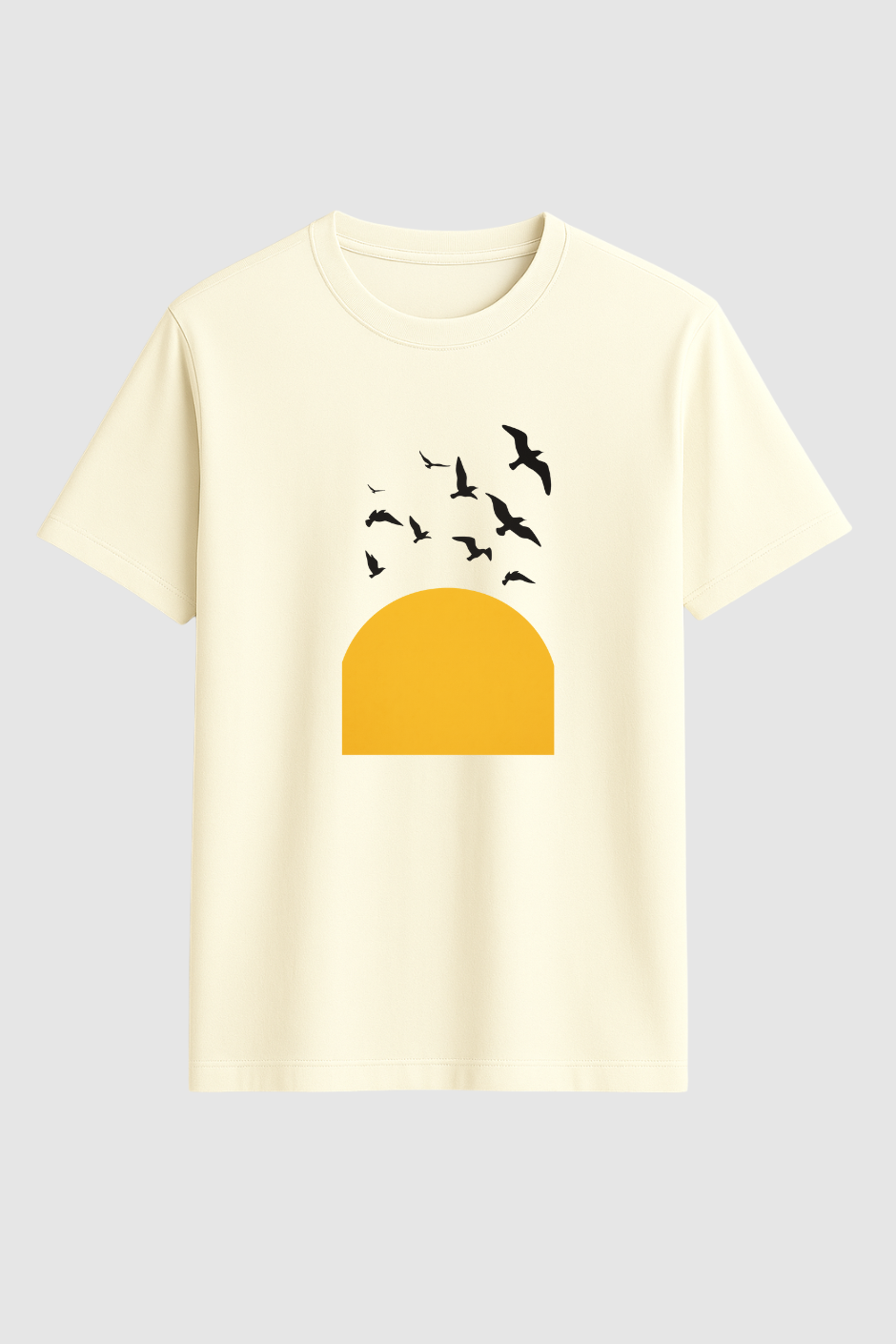 Sunrise Classic Crew Fit T-Shirt - Off White