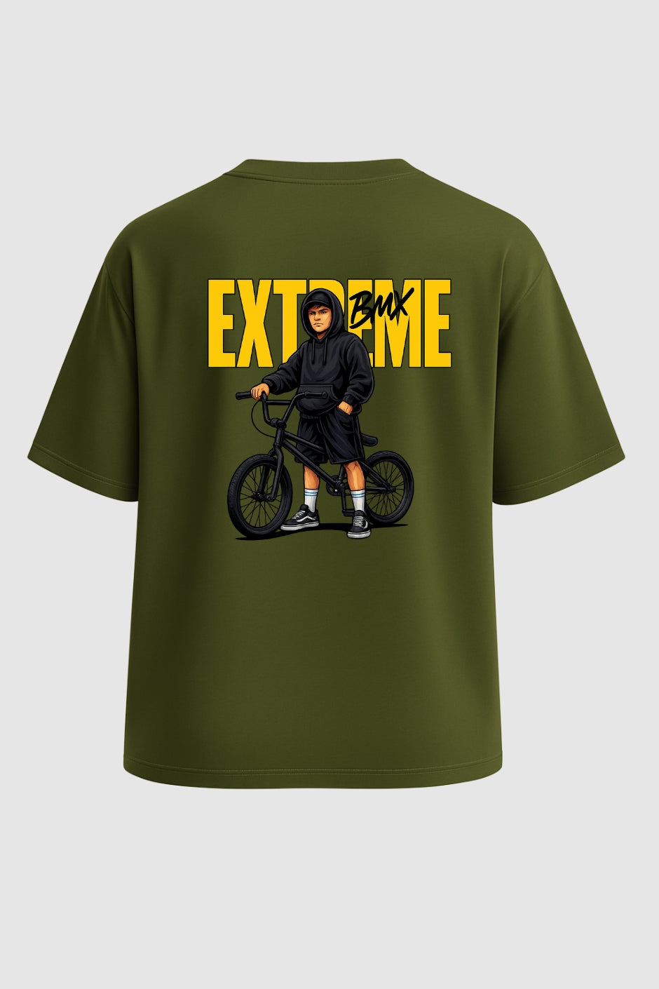 BMX Oversized Classic T-Shirt - Olive Green