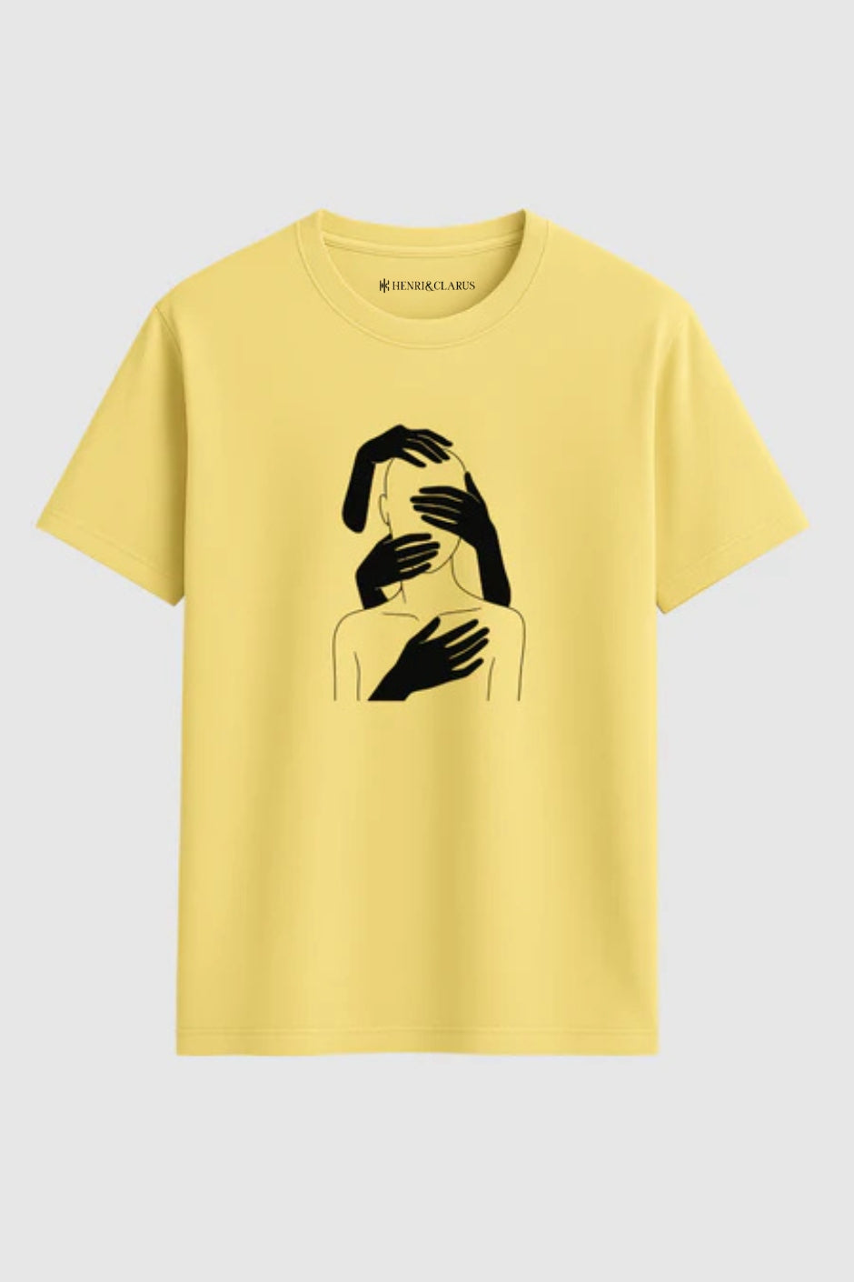 Hidden Emotions Classic Crew Fit T-Shirt - Yellow