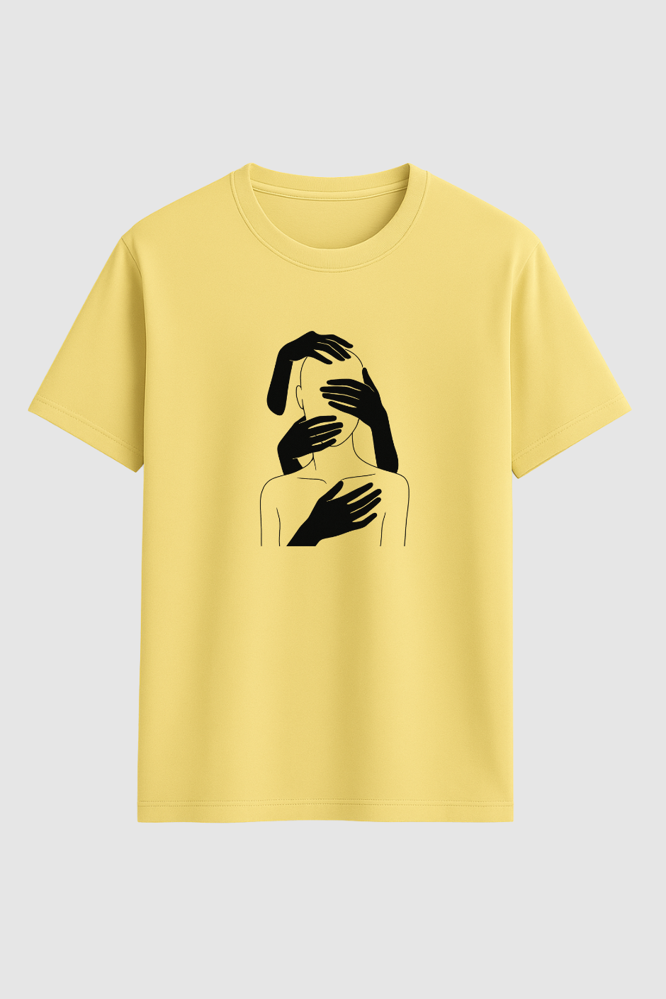 Hidden Emotions Classic Crew Fit T-Shirt - Yellow