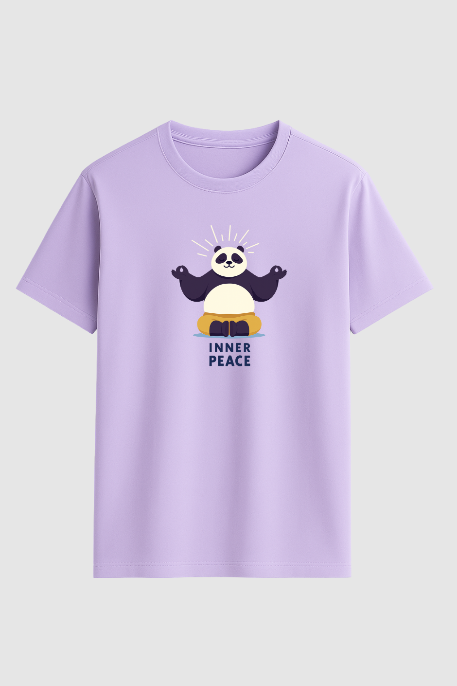 Inner Peace Classic Crew Fit T-Shirt - Lavender
