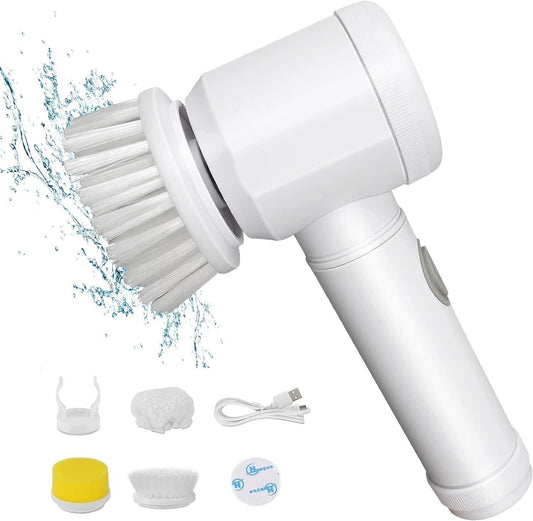 5 in 1 Home Kitchen Electric Cleaning Brush, Electric Spin Scrubber