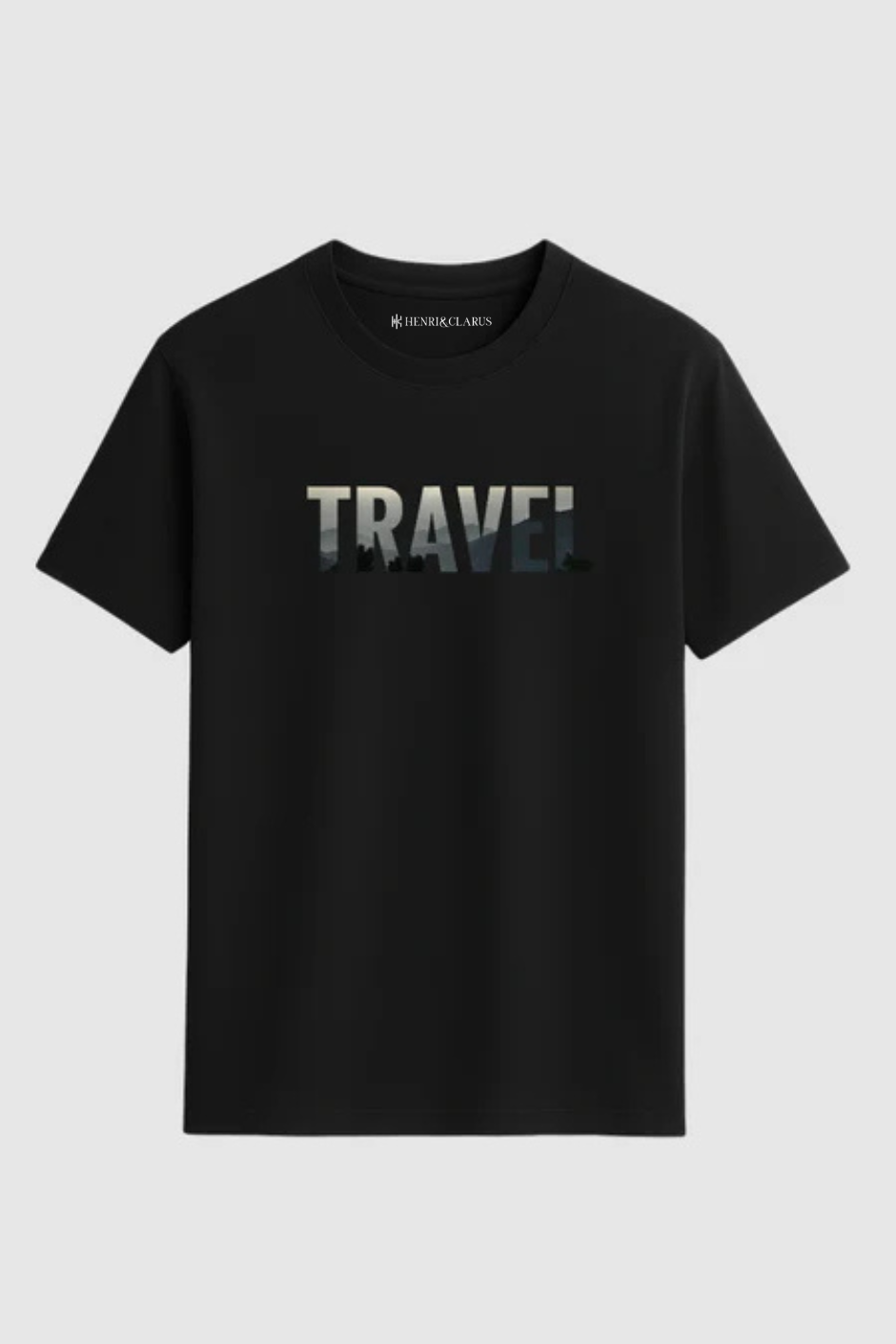 Travel Classic Crew Fit T-Shirt - Black
