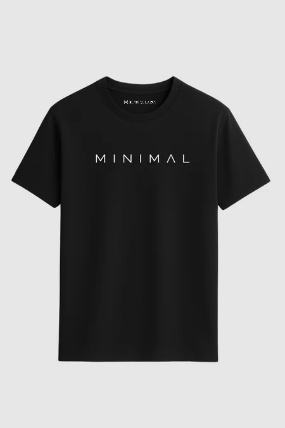 Minimal Classic Crew Fit T-Shirt - Black
