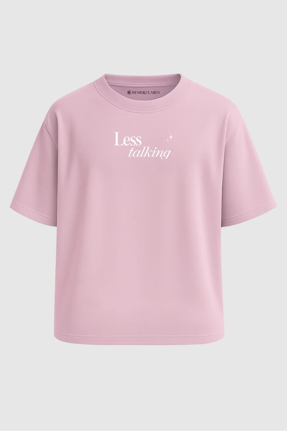Zen Spark Oversized Classic T-Shirt - Light Baby Pink