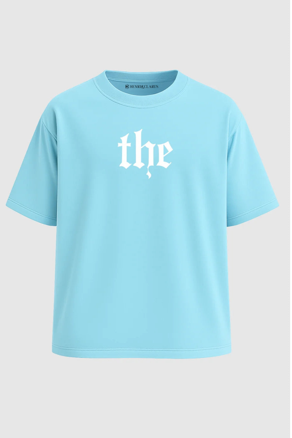 Cyber Angel Oversized Classic T-Shirt - Baby Blue