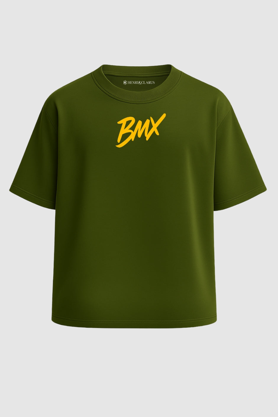 BMX Oversized Classic T-Shirt - Olive Green