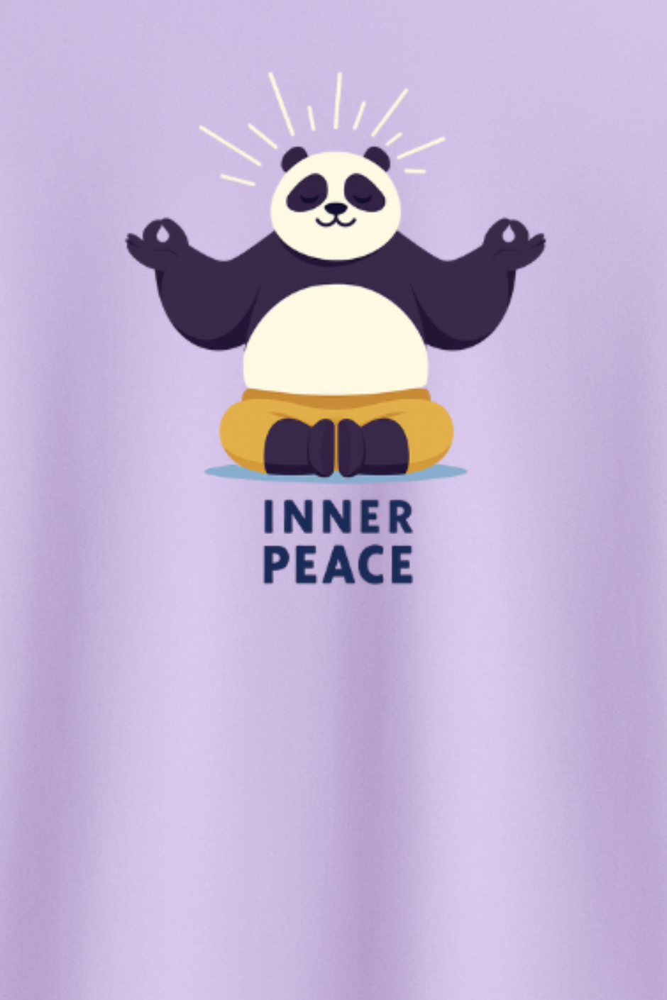 Inner Peace Classic Crew Fit T-Shirt - Lavender