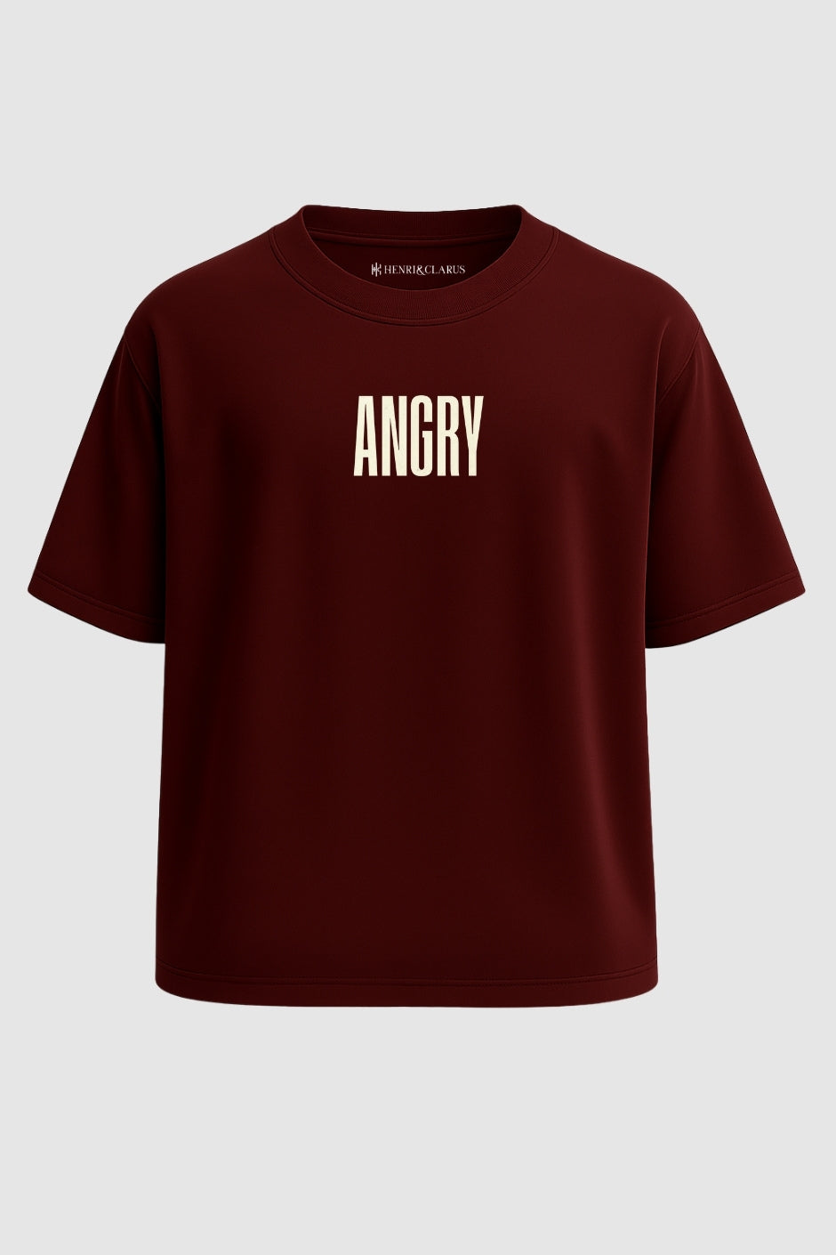 Iron Claw Oversized Classic T-Shirt - Maroon