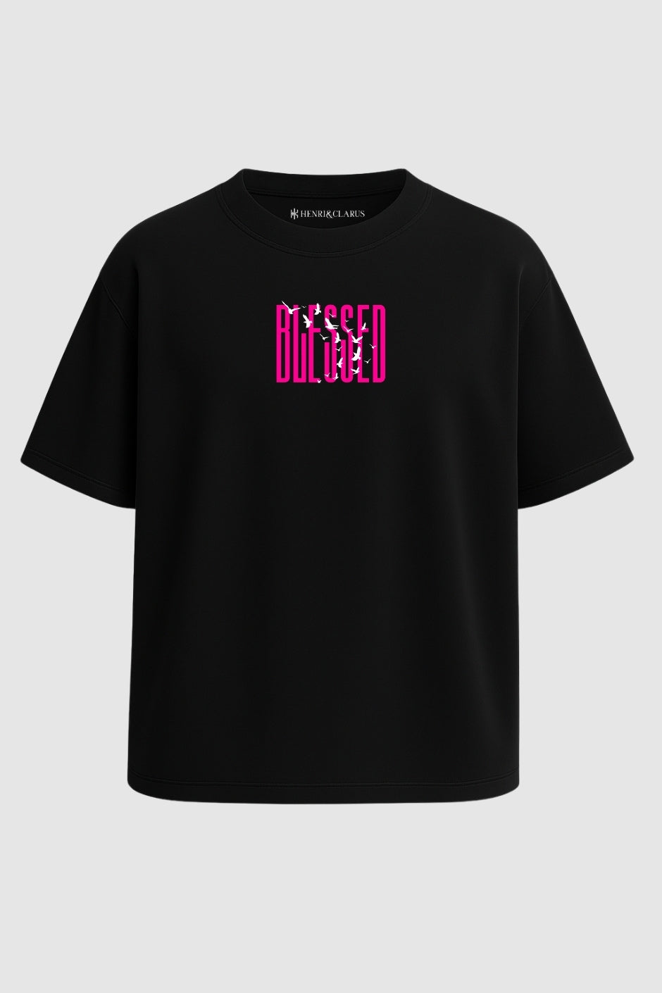 Peace Wing Oversized Classic T-Shirt -  Black