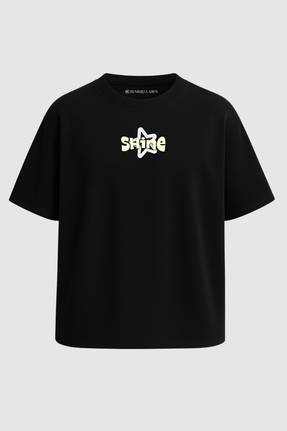 Star born Oversized Classic T-Shirt - Black