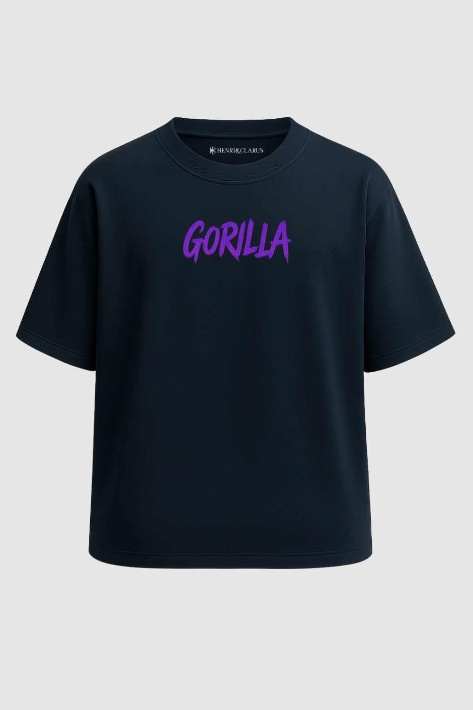Drip Kong Oversized Classic T-Shirt - Navy Blue