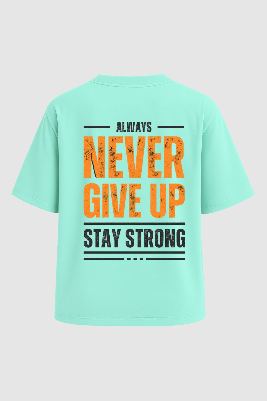 Never Fall Oversized Classic T-Shirt - Mint