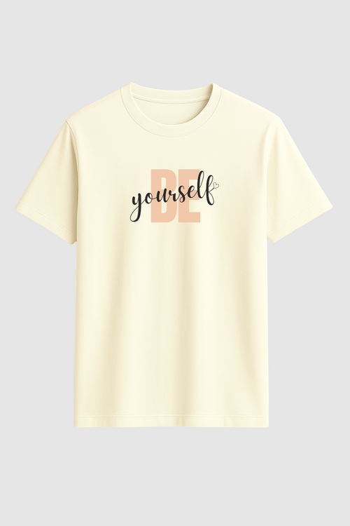 Be You Classic Crew Fit T-Shirt - Off White