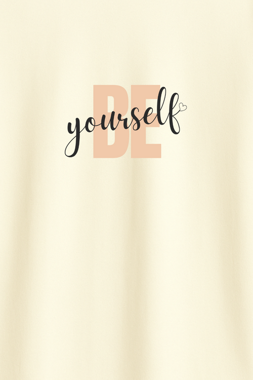 Be You Classic Crew Fit T-Shirt - Off White
