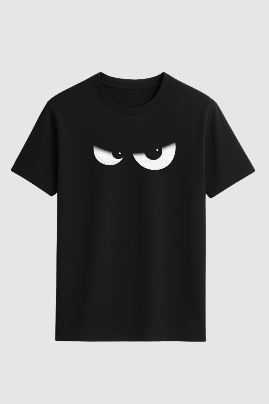 Midnight Stare Classic Crew Fit T-Shirt - Black