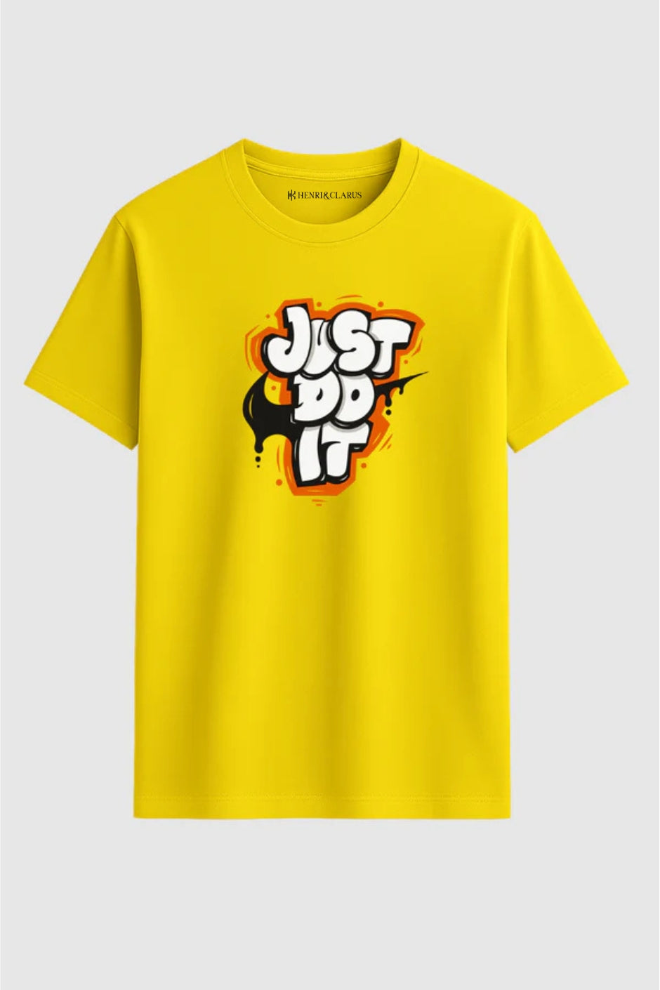 Go Getter Classic Crew Fit T-Shirt - New Yellow