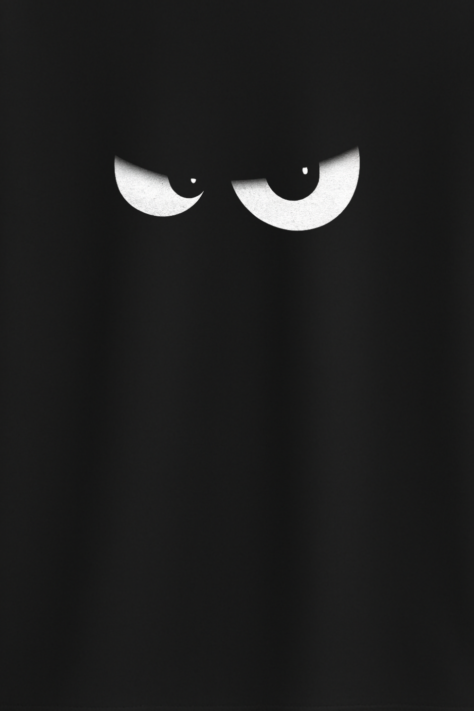 Midnight Stare Classic Crew Fit T-Shirt - Black