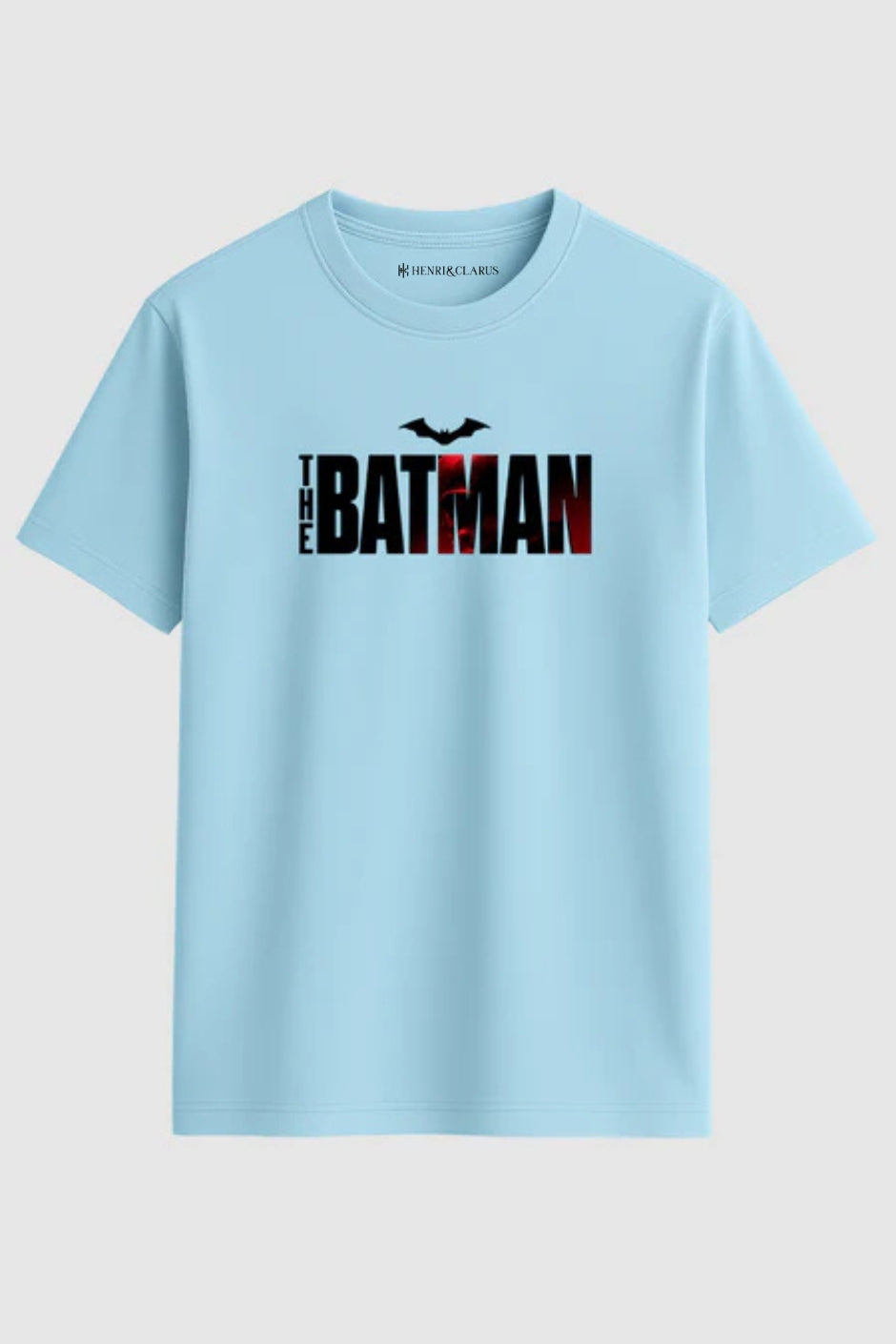 Dark Knight Classic Crew Fit T-Shirt - Baby Blue