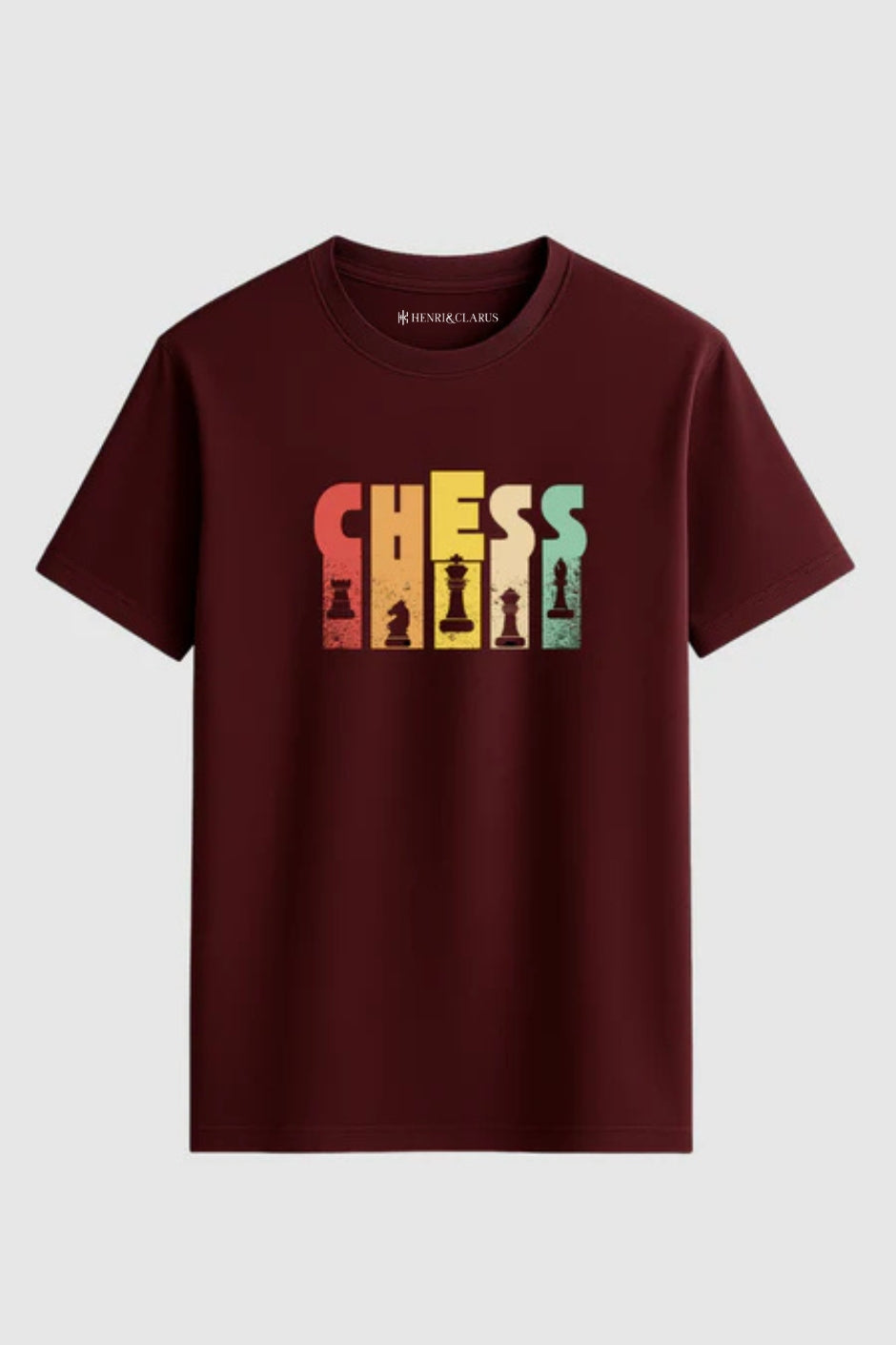 Chess Master Classic Crew Fit T-Shirt - Maroon