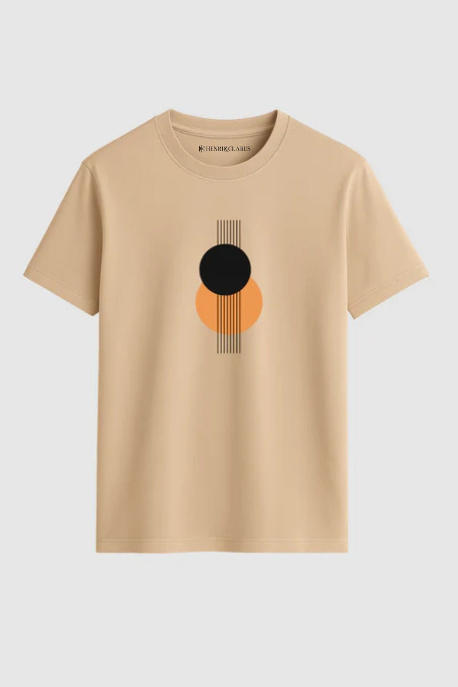 Circle Classic Crew Fit T-Shirt - Peach