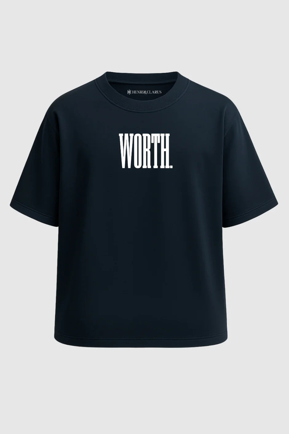 Value Seeker Oversized Classic T-Shirt -  Navy Blue