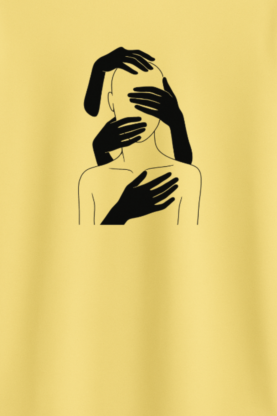 Hidden Emotions Classic Crew Fit T-Shirt - Yellow