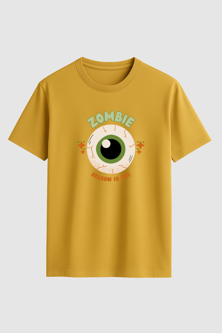 Eye of the Zombie Classic Crew Fit T-Shirt - Beige
