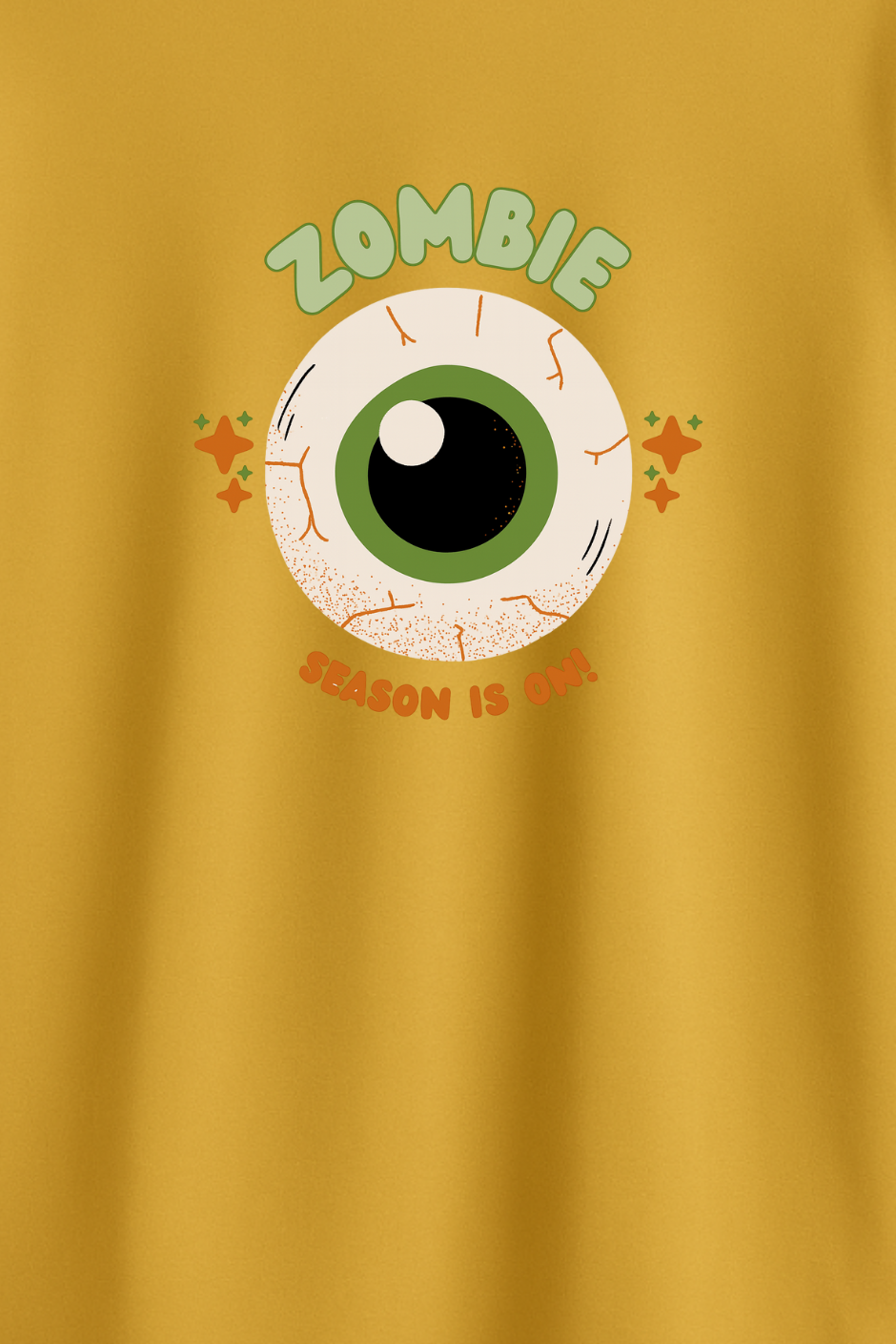 Eye of the Zombie Classic Crew Fit T-Shirt - Beige
