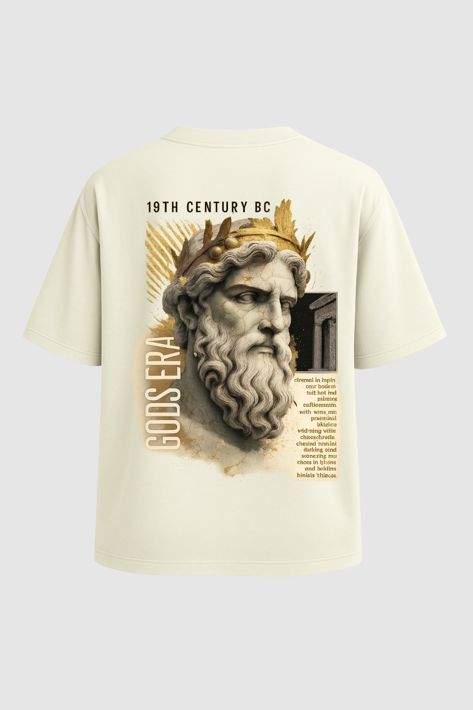 Olympus Oversized Classic T-Shirt - Off White