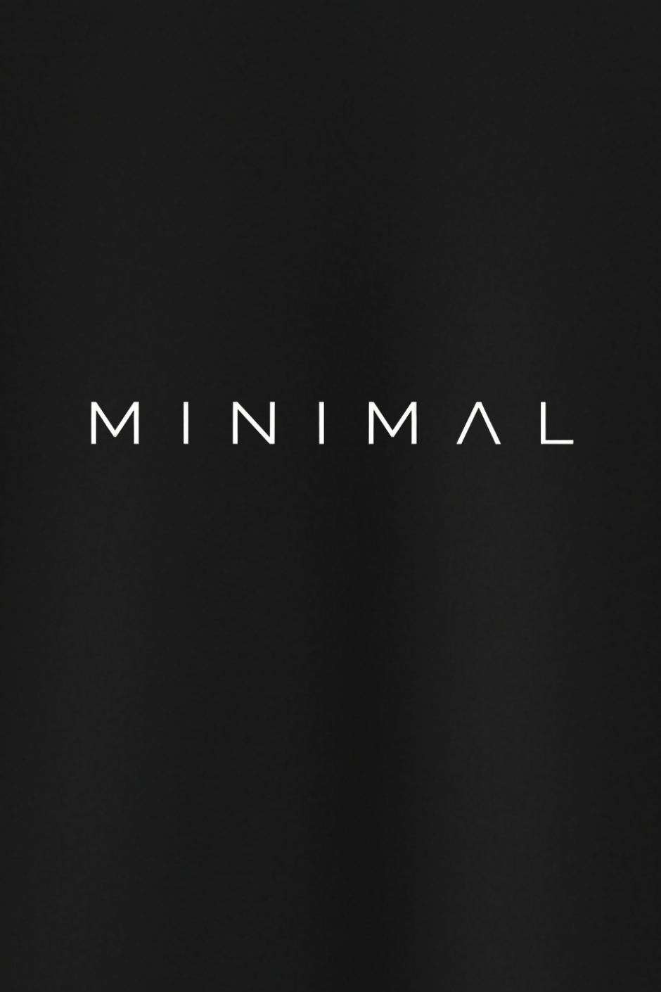 Minimal Classic Crew Fit T-Shirt - Black